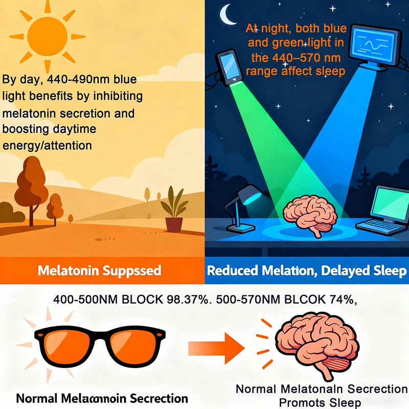 Sleep Savior Red Lens Glasses