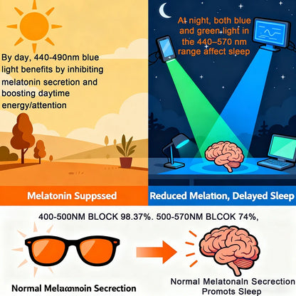 Sleep Savior Red Lens Glasses